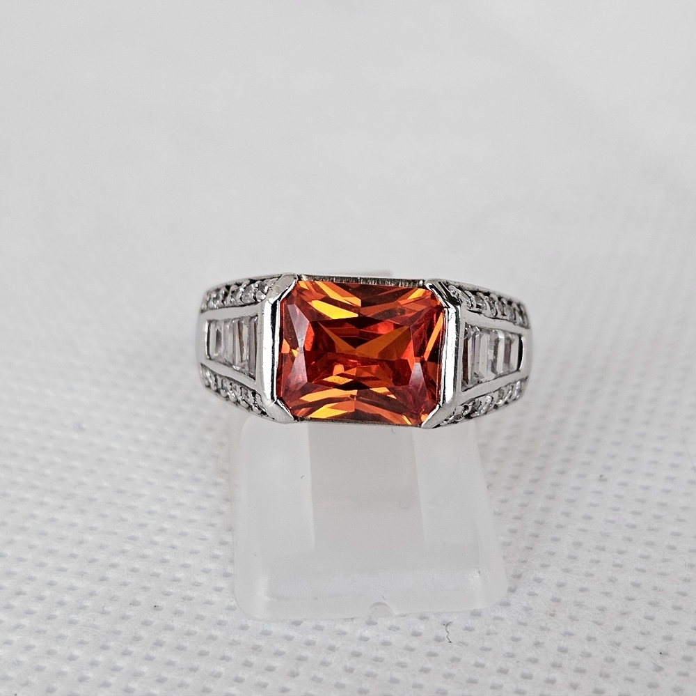Vintage Victoria Wieck Absolute Gemstones Sterling Silver Ring Sz 8! - Picture 3 of 14